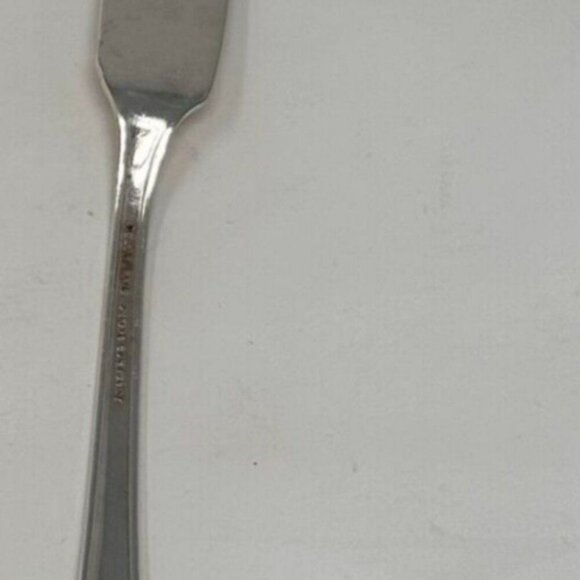 Vintage Oneida Community Tudor Plate Butter Server Slicer 1940 w Case - Picture 5 of 6